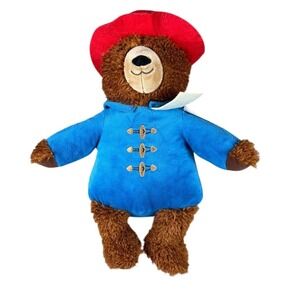 Kohl's Cares Paddington Bear Plush Toy 14" Blue Coat Red‎ Hat 2016